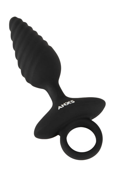 Plug vibrador flexible con diseño en espiral - Anos
