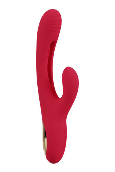 Vibro rabbit avec langue oscillante - Sweet Smile - Eveil Secret