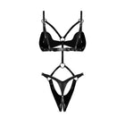 Dame controle body ouvert - Noir