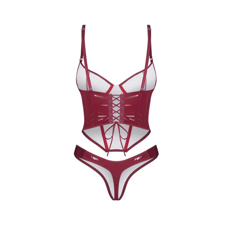 Redya Corset et string rouge