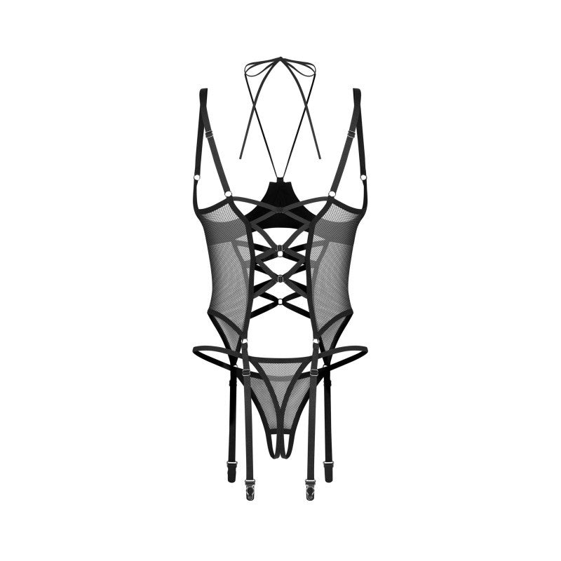 Dominna corset et string ouverts