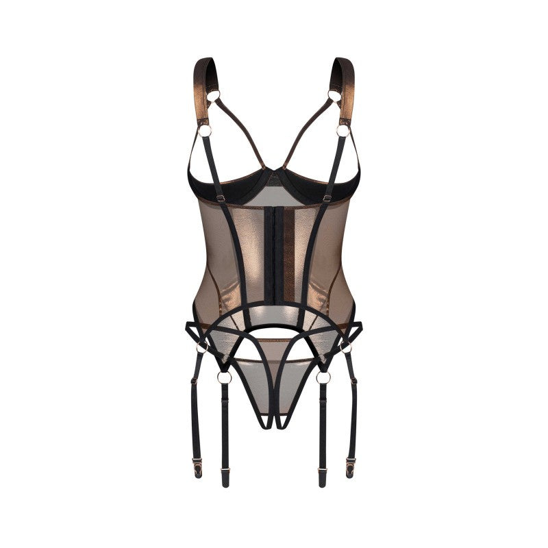 Soranna corset et string ouverts