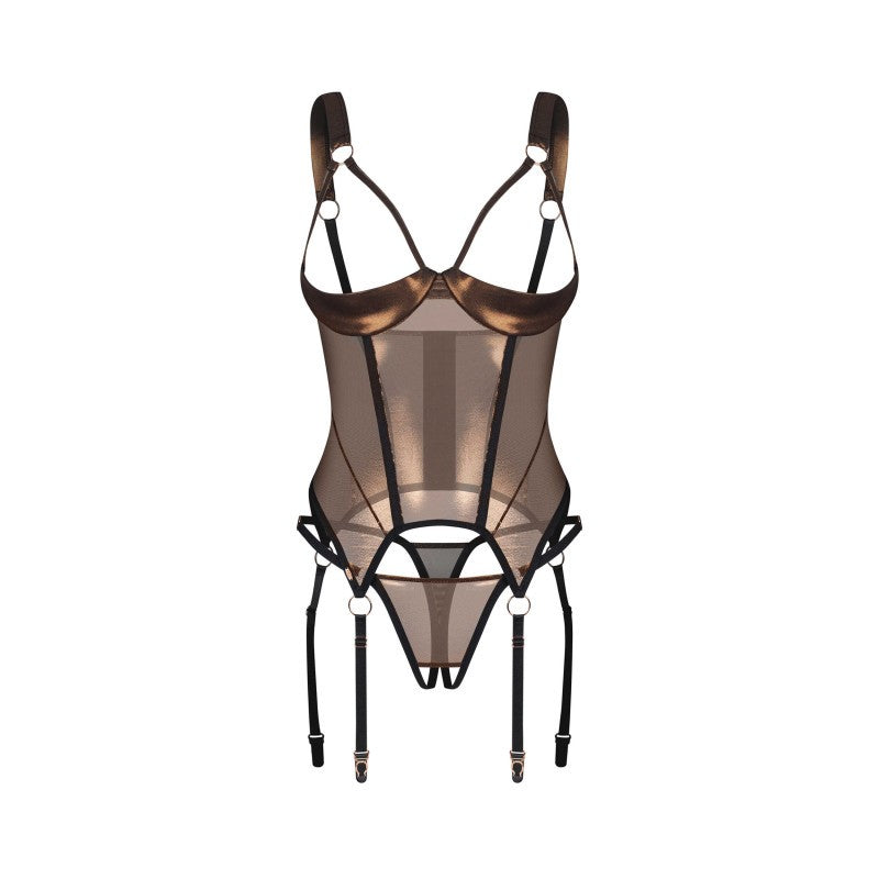 Soranna corset et string ouverts