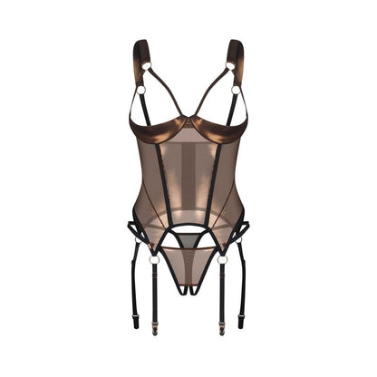 Soranna corset et string ouverts