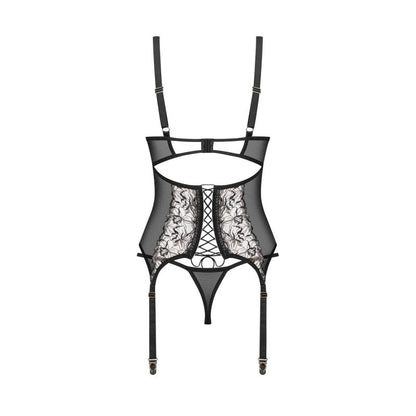 Vila blanes corset et string - Noirs
