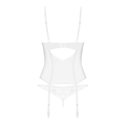 Alissium corset et string - Blancs