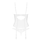 Alissium corset et string - Blancs