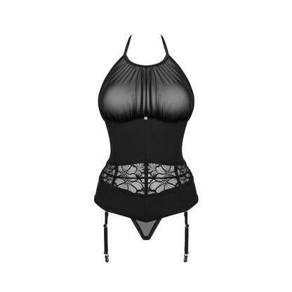 Serafia Corset et string - Noir