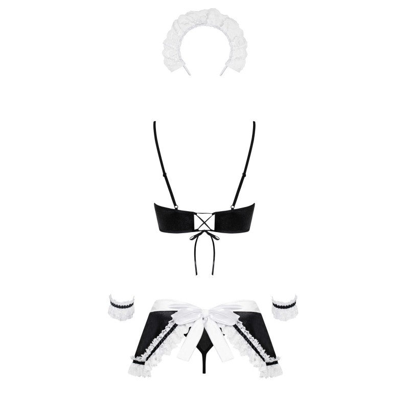 Maid set Costume de soubrette - Noir