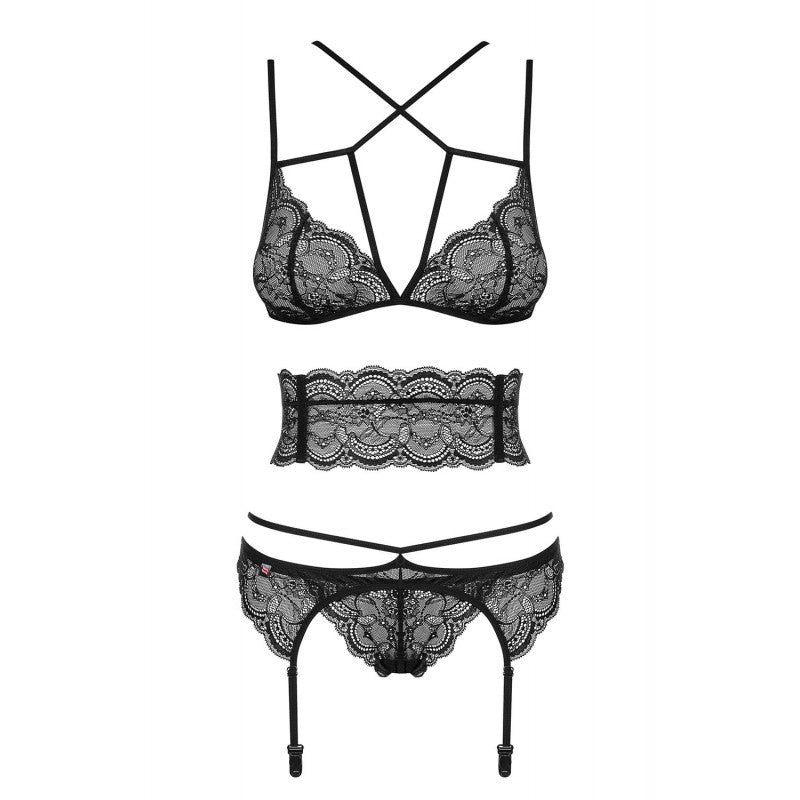 Conjunto Frivolla 4 piezas - Negro
