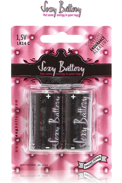 Sexy battery - Piles LR14 x2 - Eveil Secret