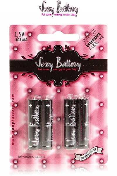 Sexy battery - Piles AAA x4 - Eveil Secret