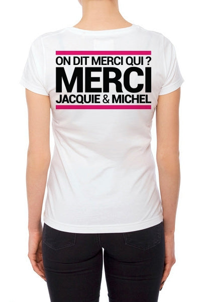 Camiseta J&M blanca - especial mujer