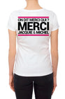 Tee-shirt J&M blanc - spécial femme