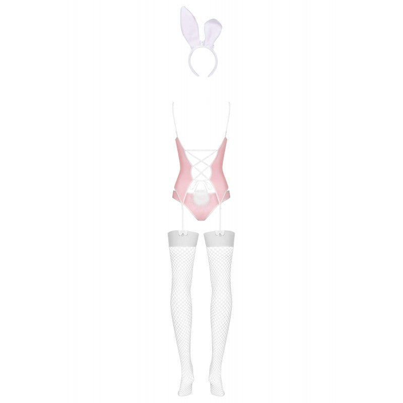 Bunny suit Costume Lapin 4 pcs rose