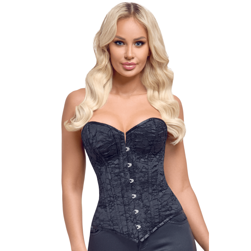 Corsé bustier con ballenas y cordones en la espalda - Cottelli