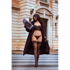 Ensemble 2 pièces bustier en dentelle et string noir - Mapalé