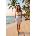 Jupe longue blanche Catalina