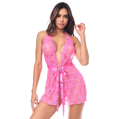 Babydoll Mapalé avec string en dentelle