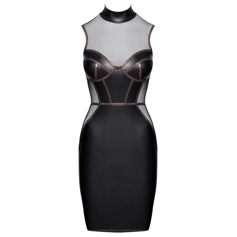 Robe Moulante Sans Manches Look Mat & Resille