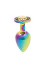 Plug bijou arc-en-ciel M - Litolu - Eveil Secret