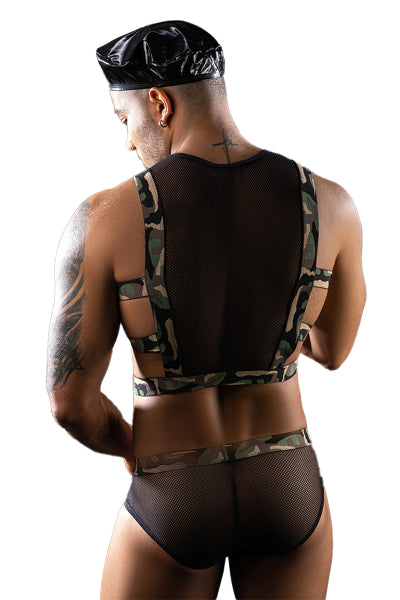 Atuendo sexy Ejército de EE. UU. 3 piezas - J Lingerie