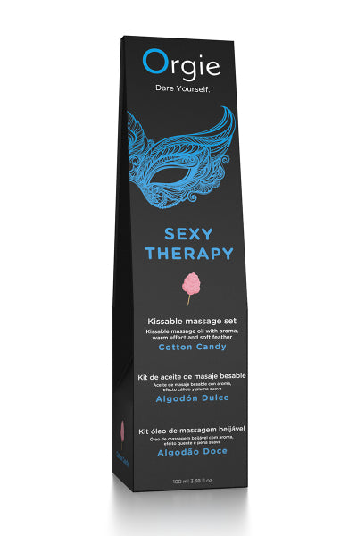 Aceite de masaje besable Sexy Therapy algodón de azúcar