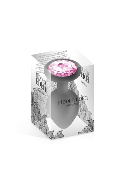 Plug bijou silicone noir L - Hidden Eden - Eveil Secret