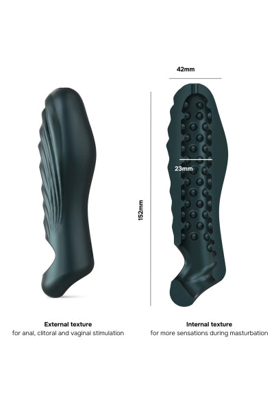 Funda para pene 3 en 1 Ryzer Pine Grey - Man Wan