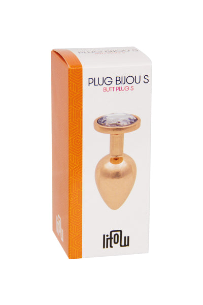 Plug bijou rose gold S - Litolu - Eveil Secret