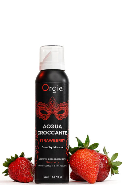 Mousse de masaje efervescente Fresa 150ml