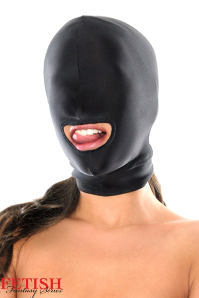 Balaclava de spandex con boca abierta
