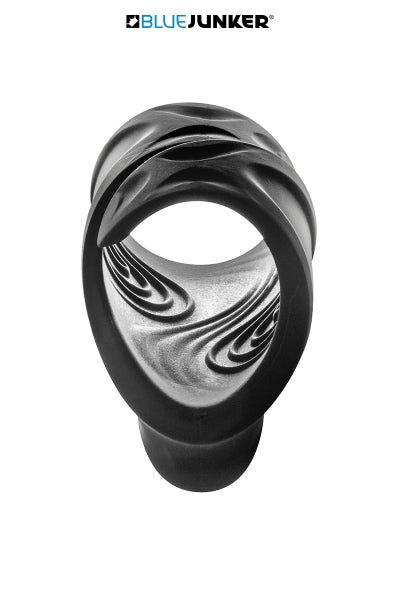 Masturbador vibrador automático con estrías - Blue Junker