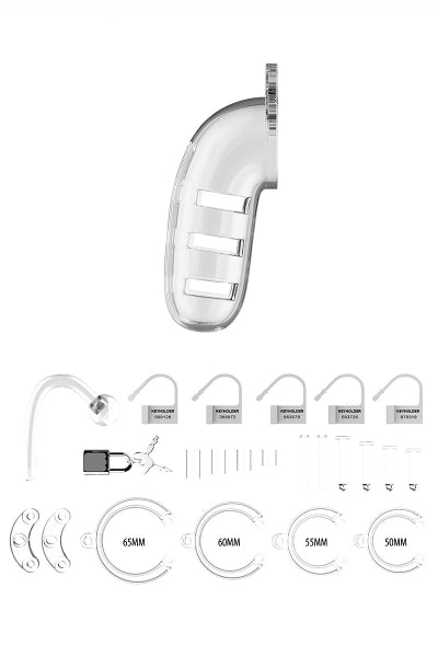 Jaula de castidad de 14 cm con plug - ManCage 12