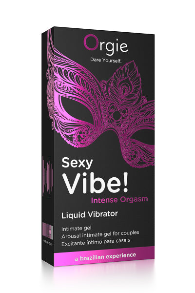 Gel d'excitation Sexy Vibe Intense Orgasm Liquid Vibrator - Eveil Secret