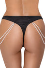 String Rio avec chaines de perles - Cottelli LINGERIE - Eveil Secret