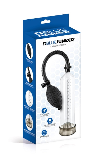 Pompe à pénis Blue Junker classique - Eveil Secret