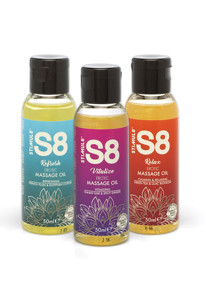 Set de aceites de masaje S8 3x50ml