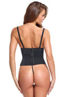 Ensemble corset seins nus noir - Cottelli PARTY