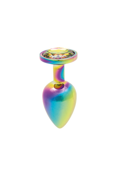 Plug bijou arc-en-ciel S - Litolu - Eveil Secret