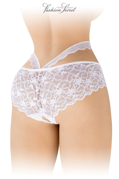 Bragas blancas abiertas Marie - Fashion Secret