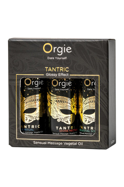 Caja 3 aceites de masaje Sensual Tantric Collection