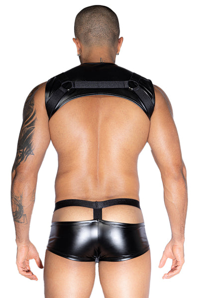 Conjunto sexy de dos piezas negro - J Lencería
