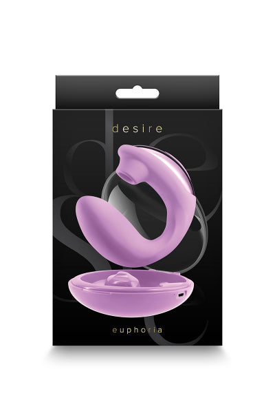 Doble estimulador Desire Euphoria - rosa