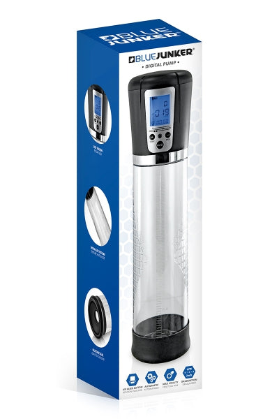 Bomba de pene digital y pantalla LCD - Blue Junker