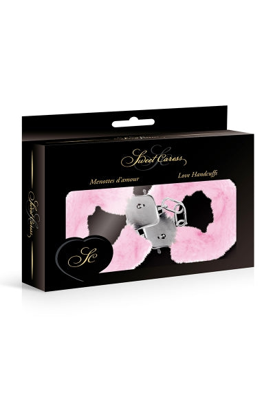 Menottes de poignets rose - Sweet Caress - Eveil Secret