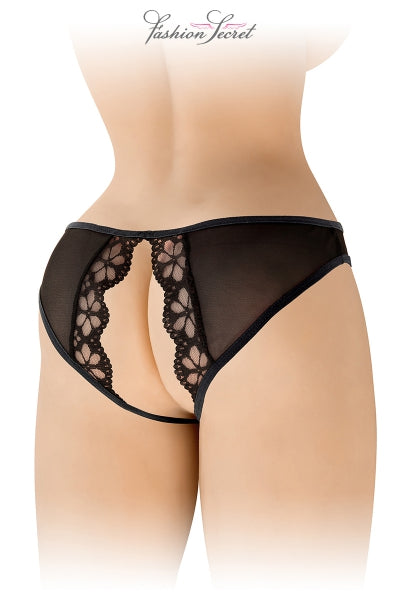 Braguita negra abierta Ambre - Fashion Secret