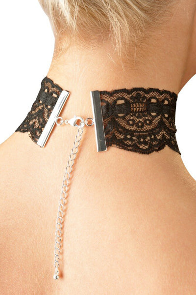 Collier sexy en dentelle - Cotelli Accessoires - Eveil Secret