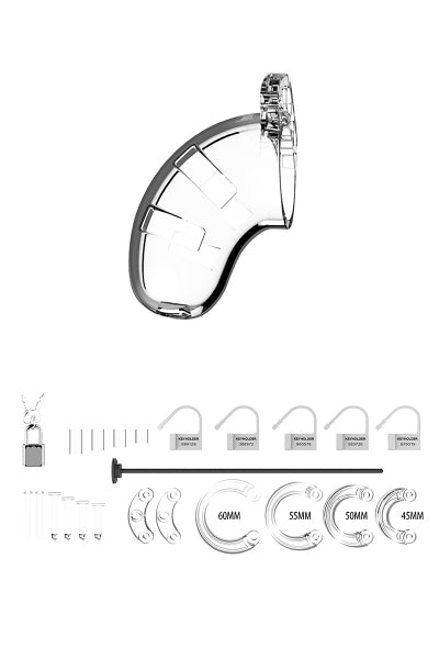 Jaula de castidad de 6,5cm con plug uretral - ManCage 15
