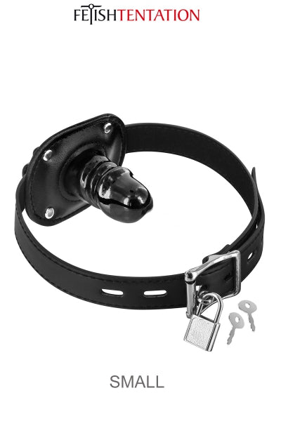 Mordaza con dildo interno - Fetish Tentation